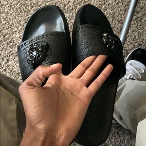 Black Versace Slides